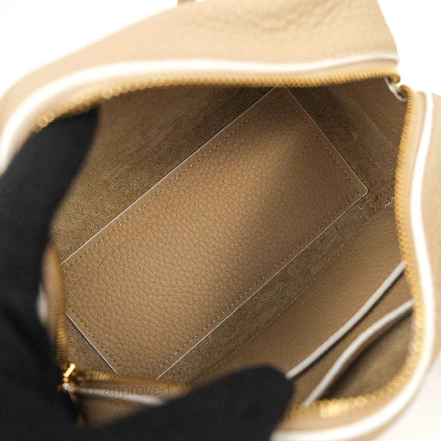 Delvaux Cool Box Mini Taurillon Soft Grained Calfskin Sand Broderies
