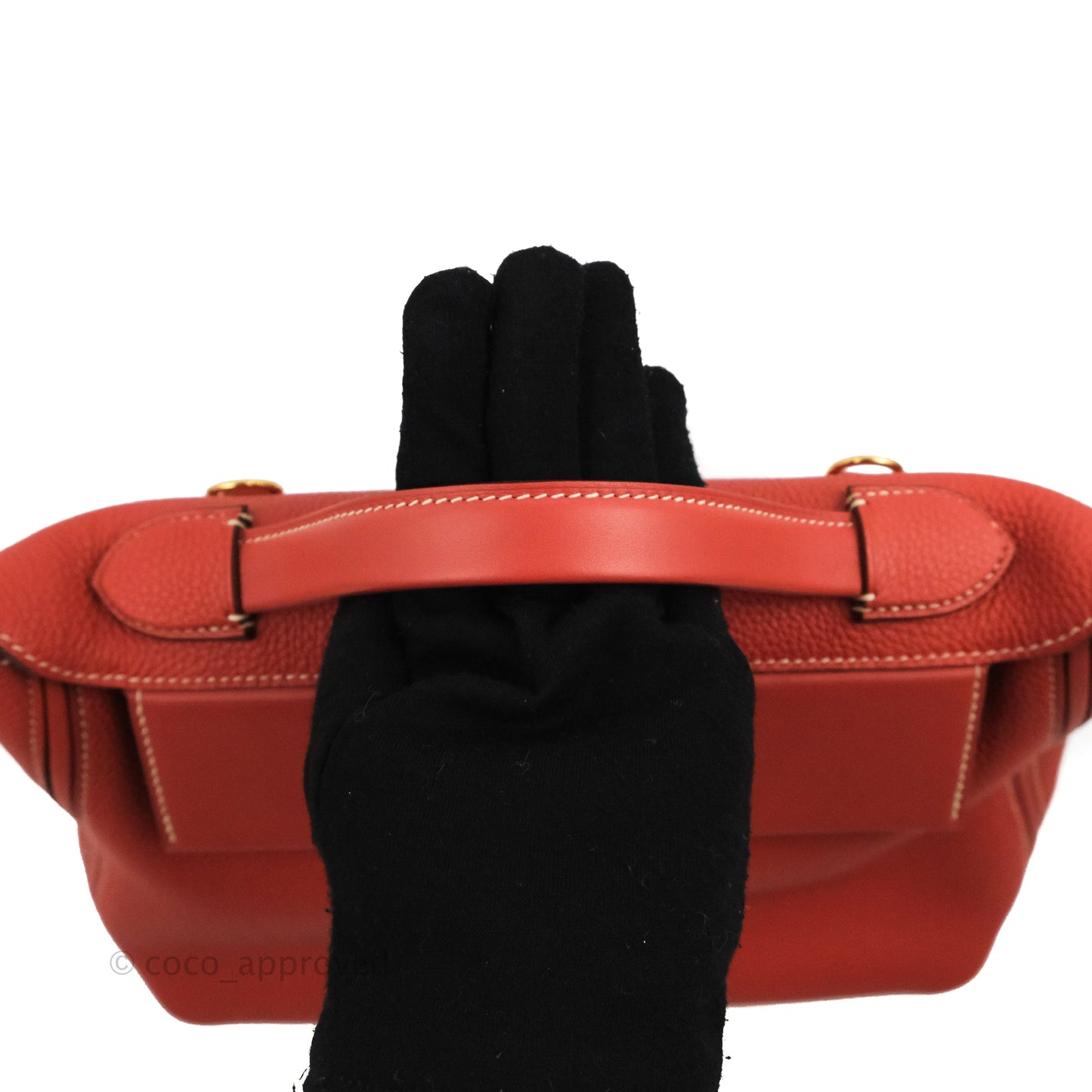 Hermès 24/24 29 Sanguine Togo Gold Hardware