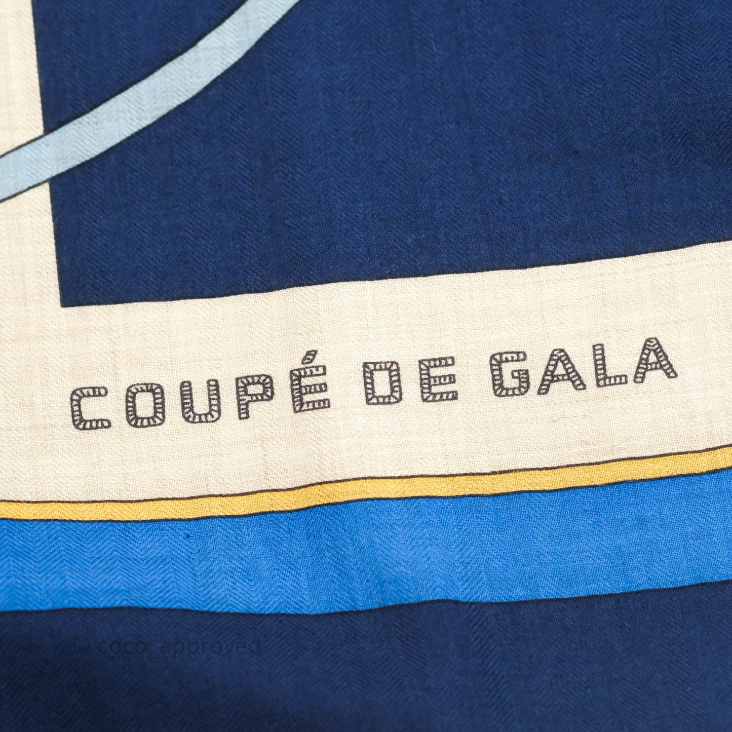 Hermès Cashmere/Silk Coupe de Gala Shawl 140
