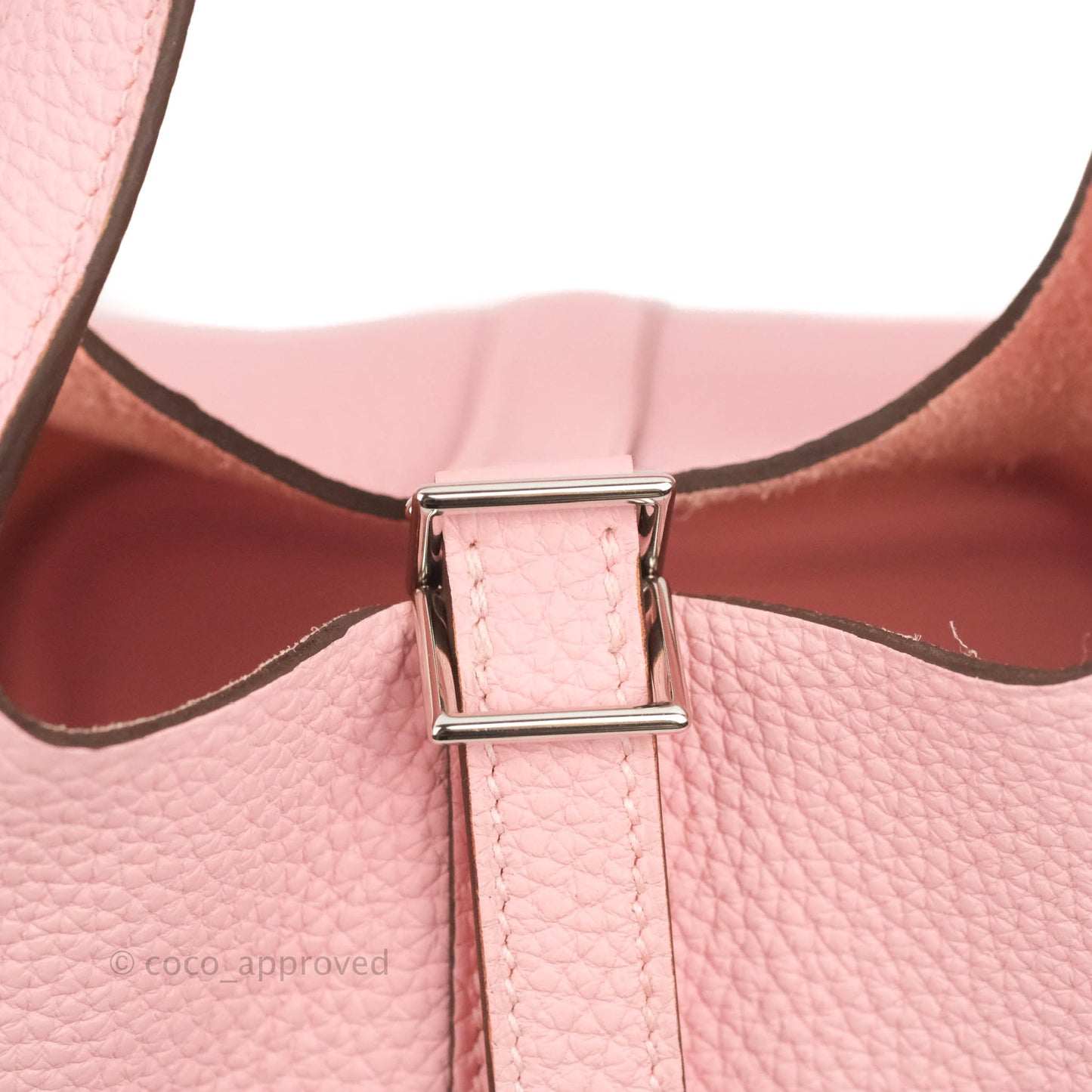 Hermès Picotin Lock 18 Sakura Pink Clemence Silver Hardware