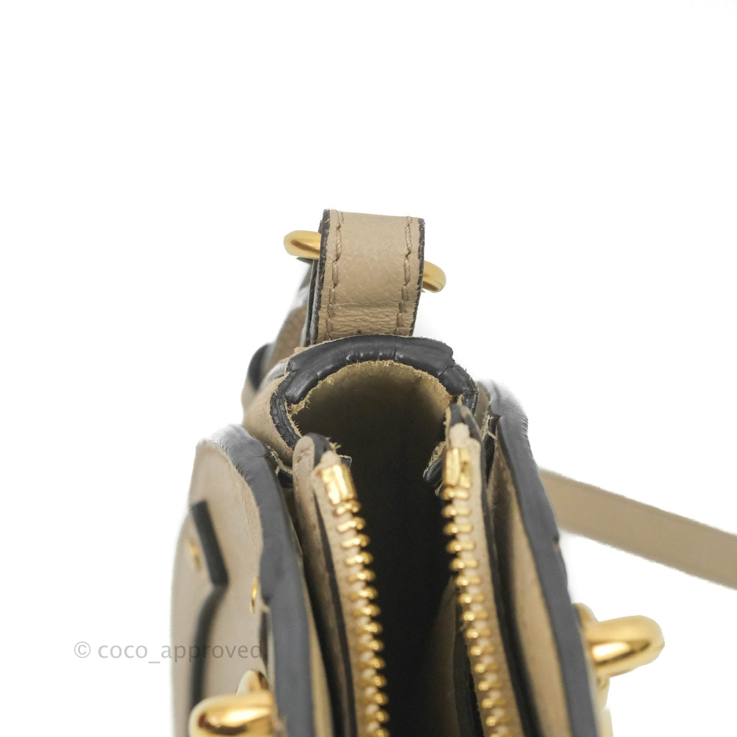 Chloe Calfskin Suede Small Pixie Bag Motty Grey