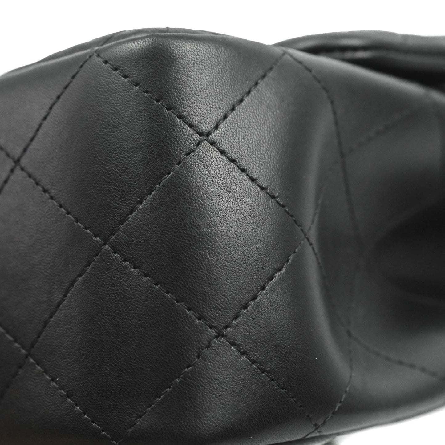 Chanel Jumbo Double Flap Black Lambskin Silver Hardware⁣⁣