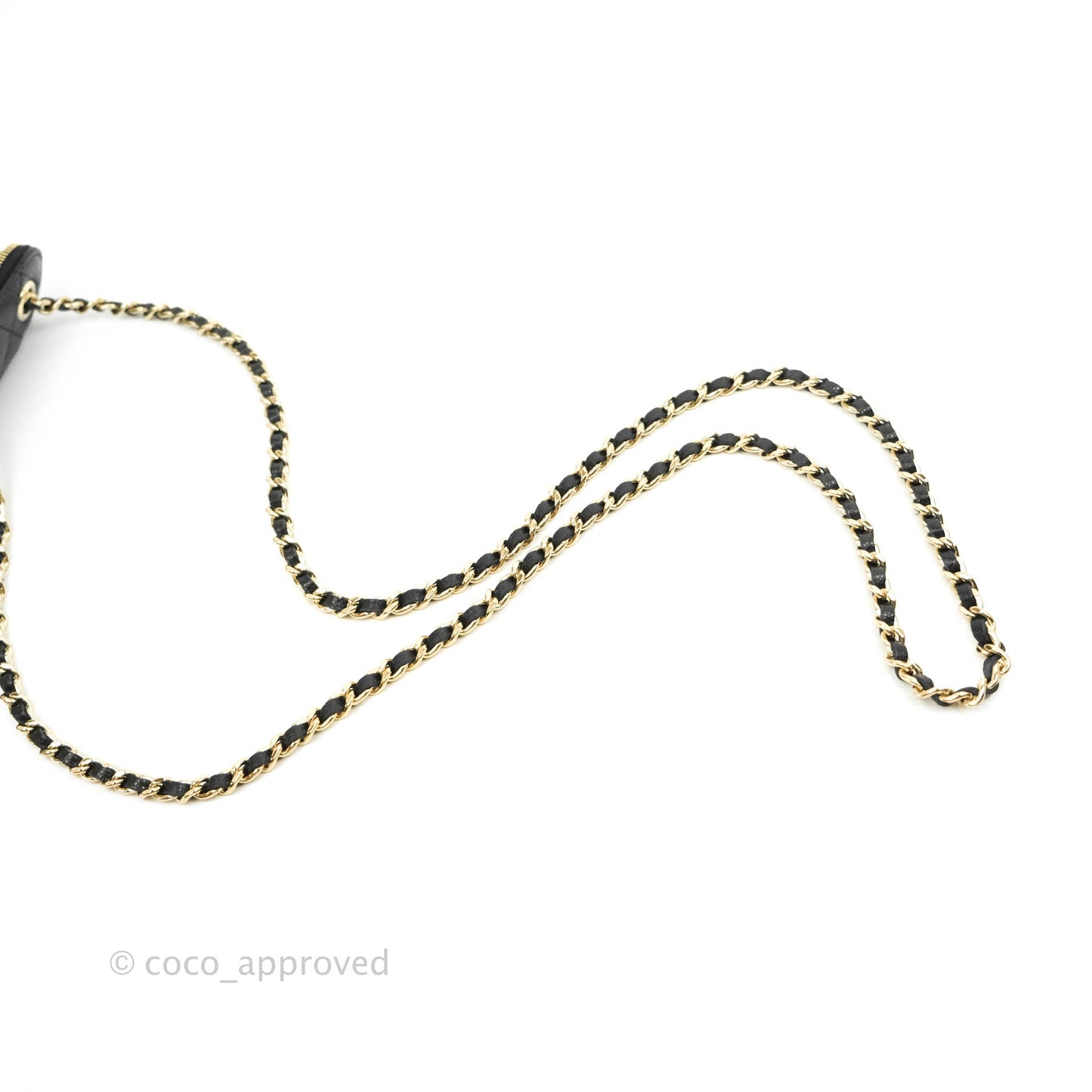 Chanel Classic Mini Vanity With Chain Black Caviar Gold Hardware