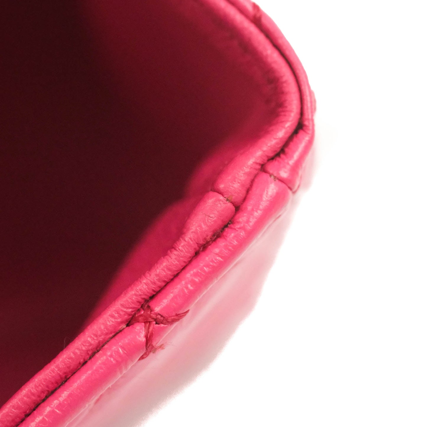 Chanel Mini Reissue 224 Fuschia Pink Aged Calfskin Aged Gold Hardware