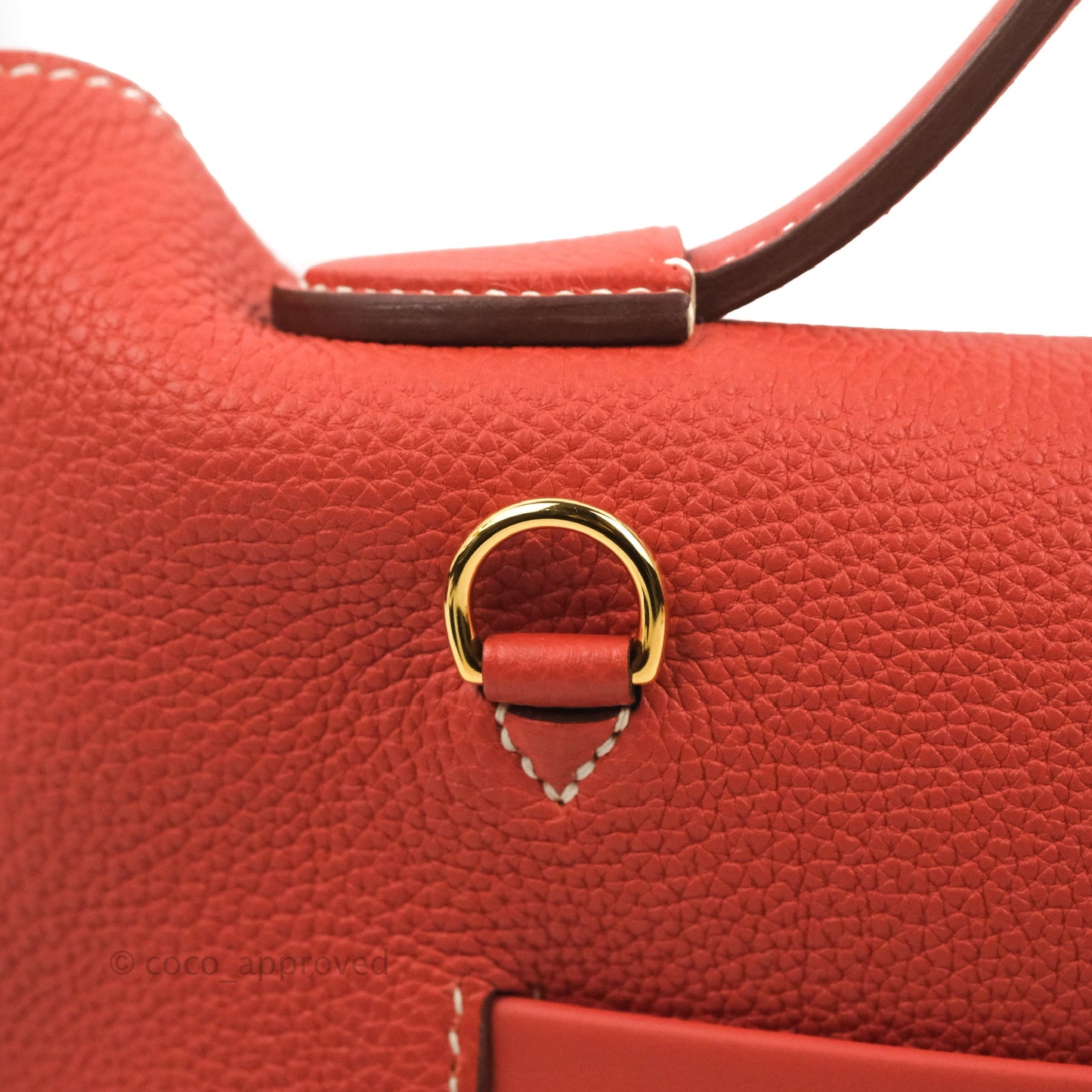 Hermès 24/24 29 Sanguine Togo Gold Hardware