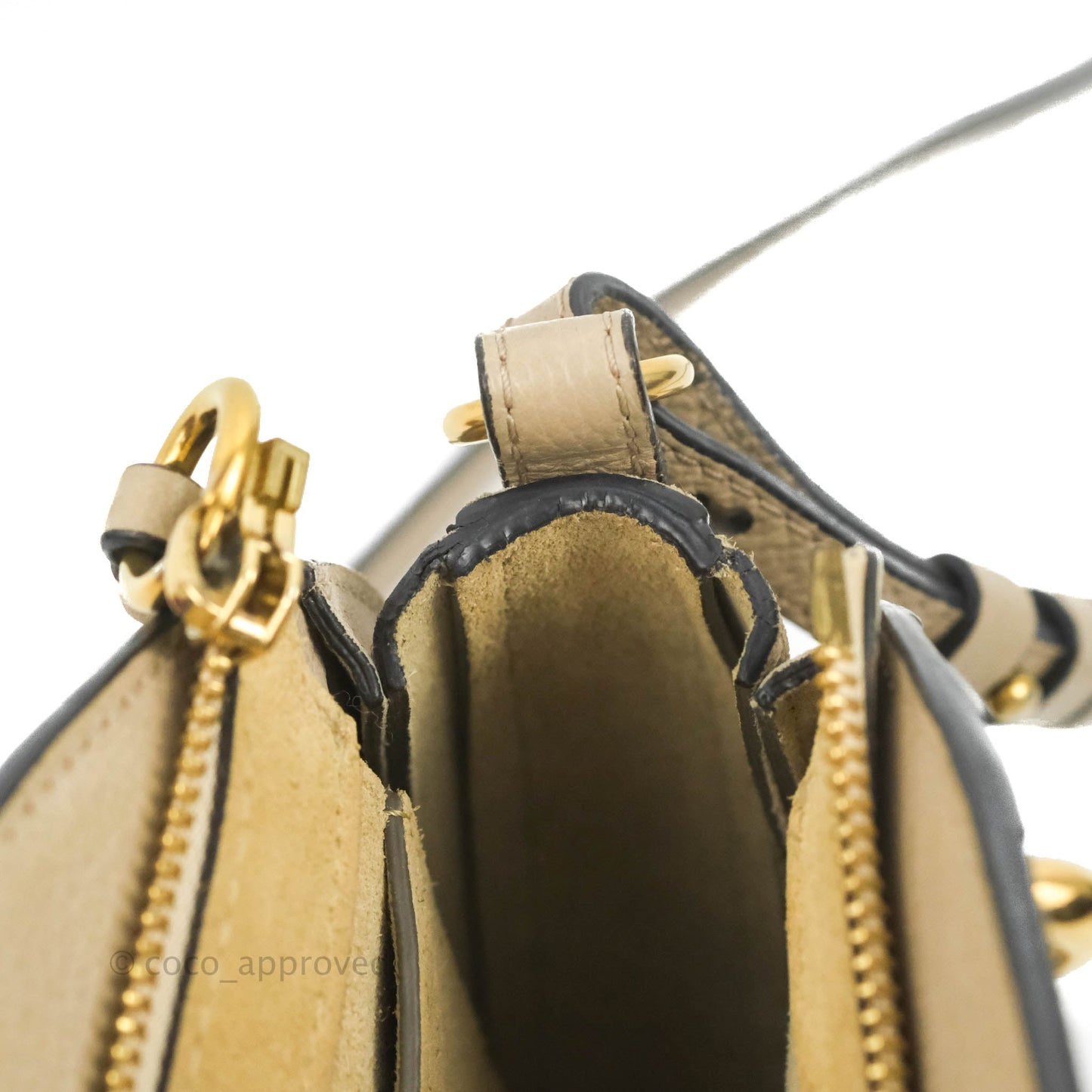 Chloe Calfskin Suede Small Pixie Bag Motty Grey