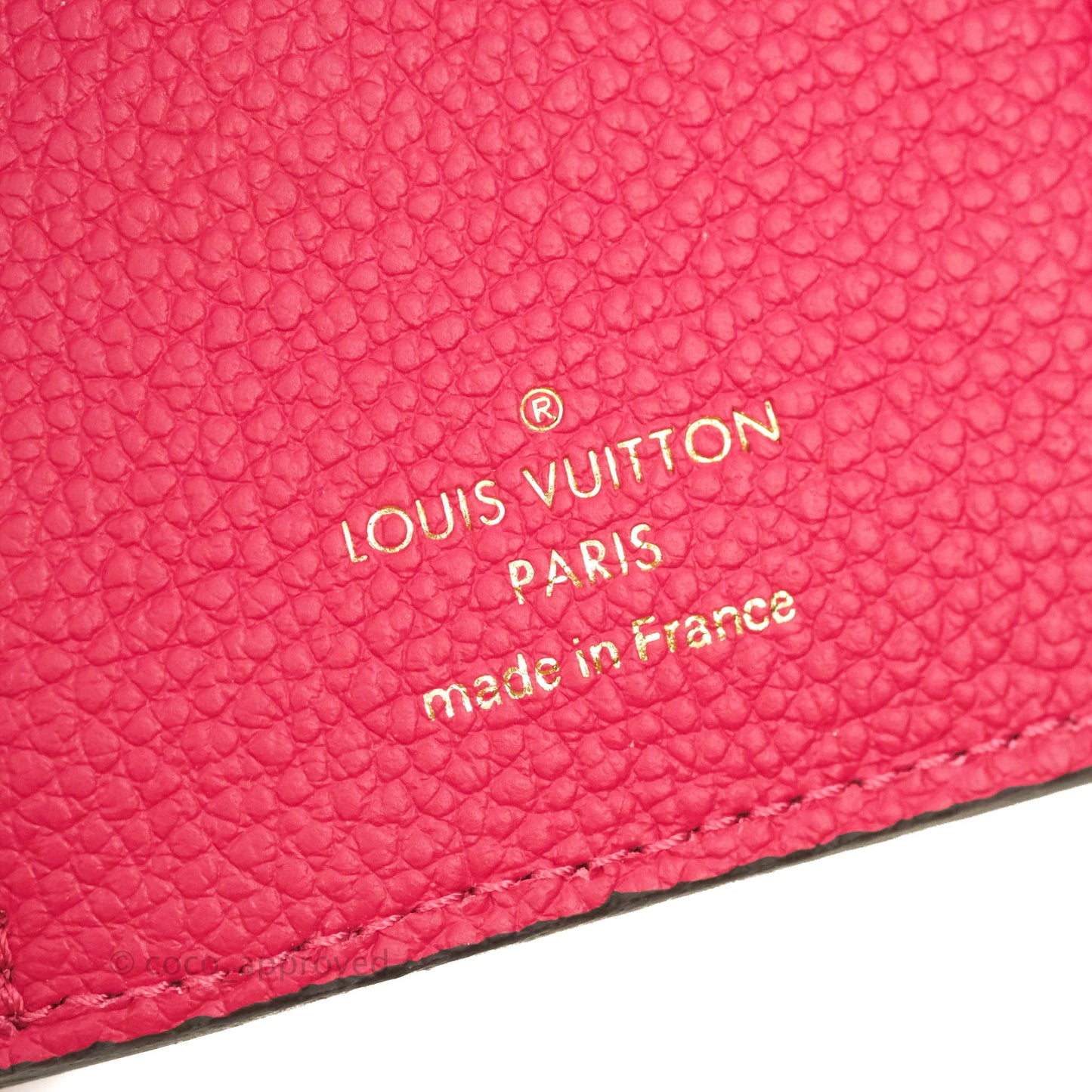 Louis Vuitton Victorine Wallet Freesia Monogram Empreinte