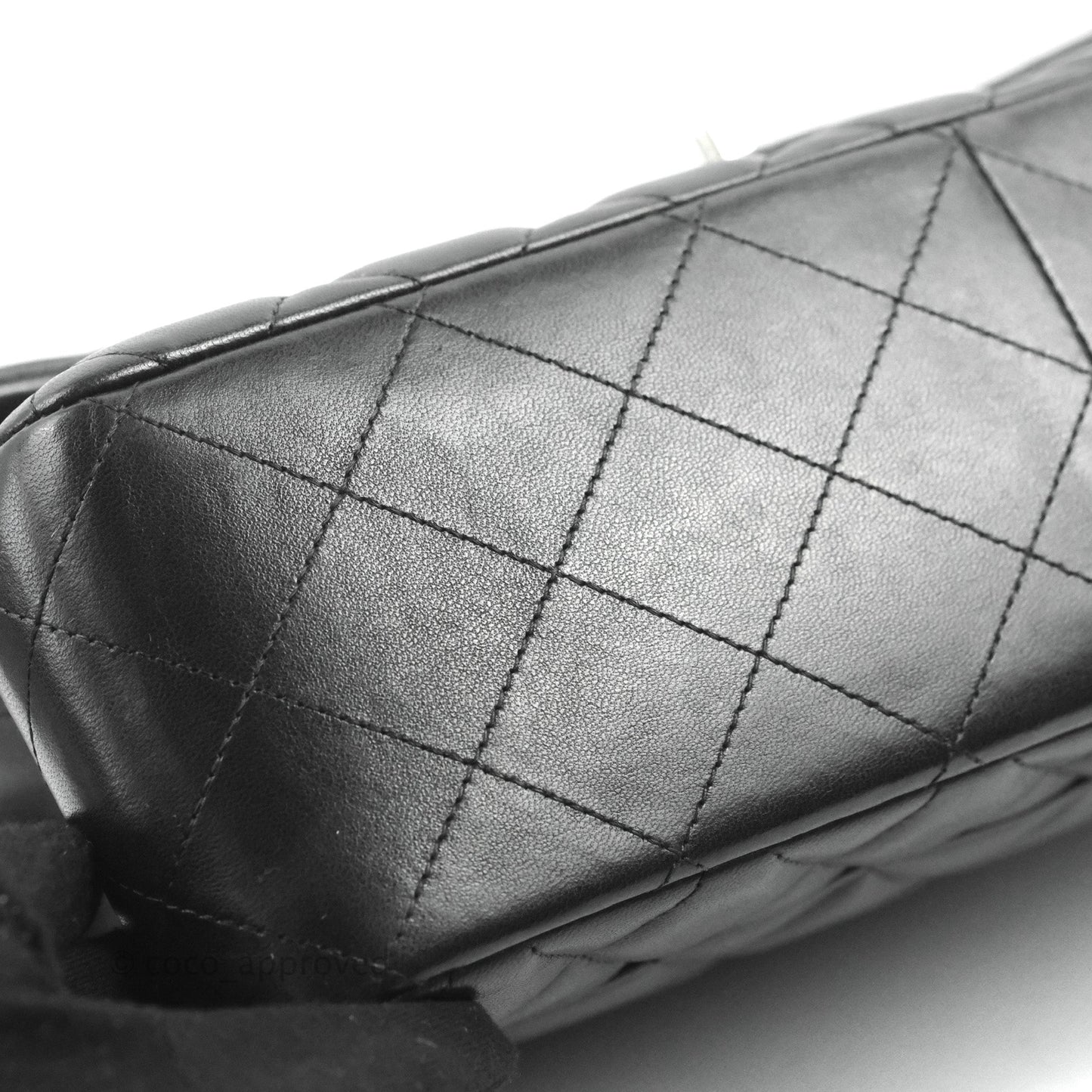 Chanel Jumbo Double Flap Black Lambskin Silver Hardware⁣⁣