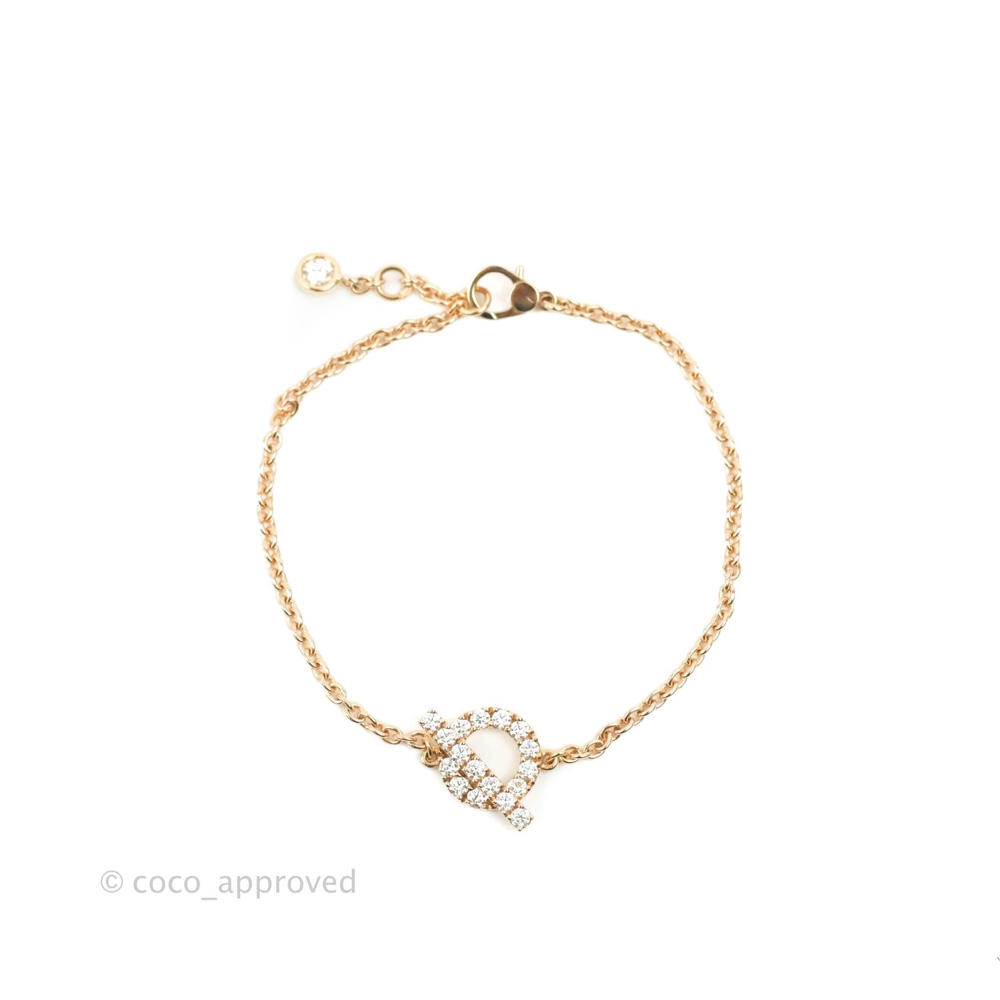 Hermès Finesse Bracelet Rose Gold