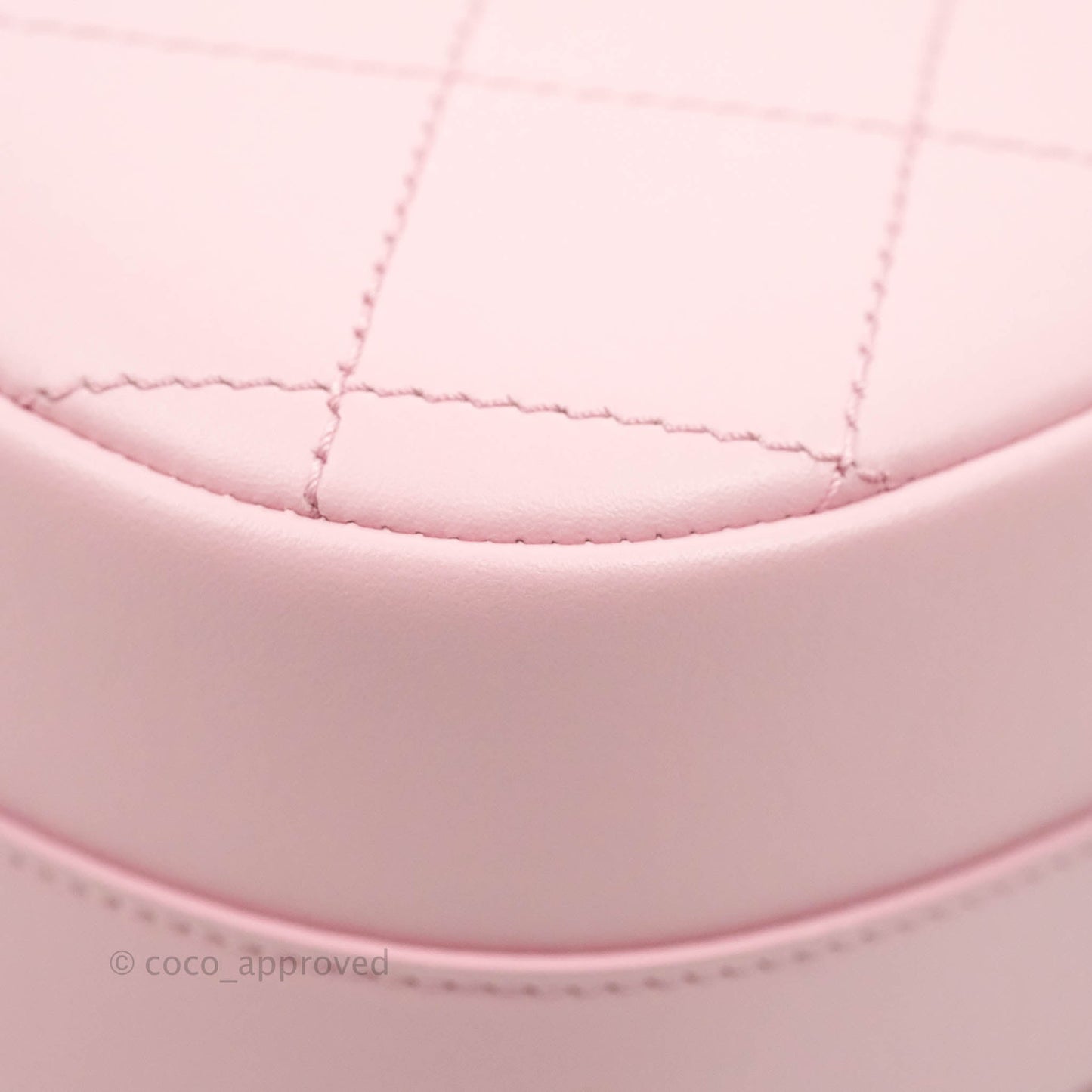 Chanel Stitched Ring My Bag Flap Crossbody Pink Calfskin