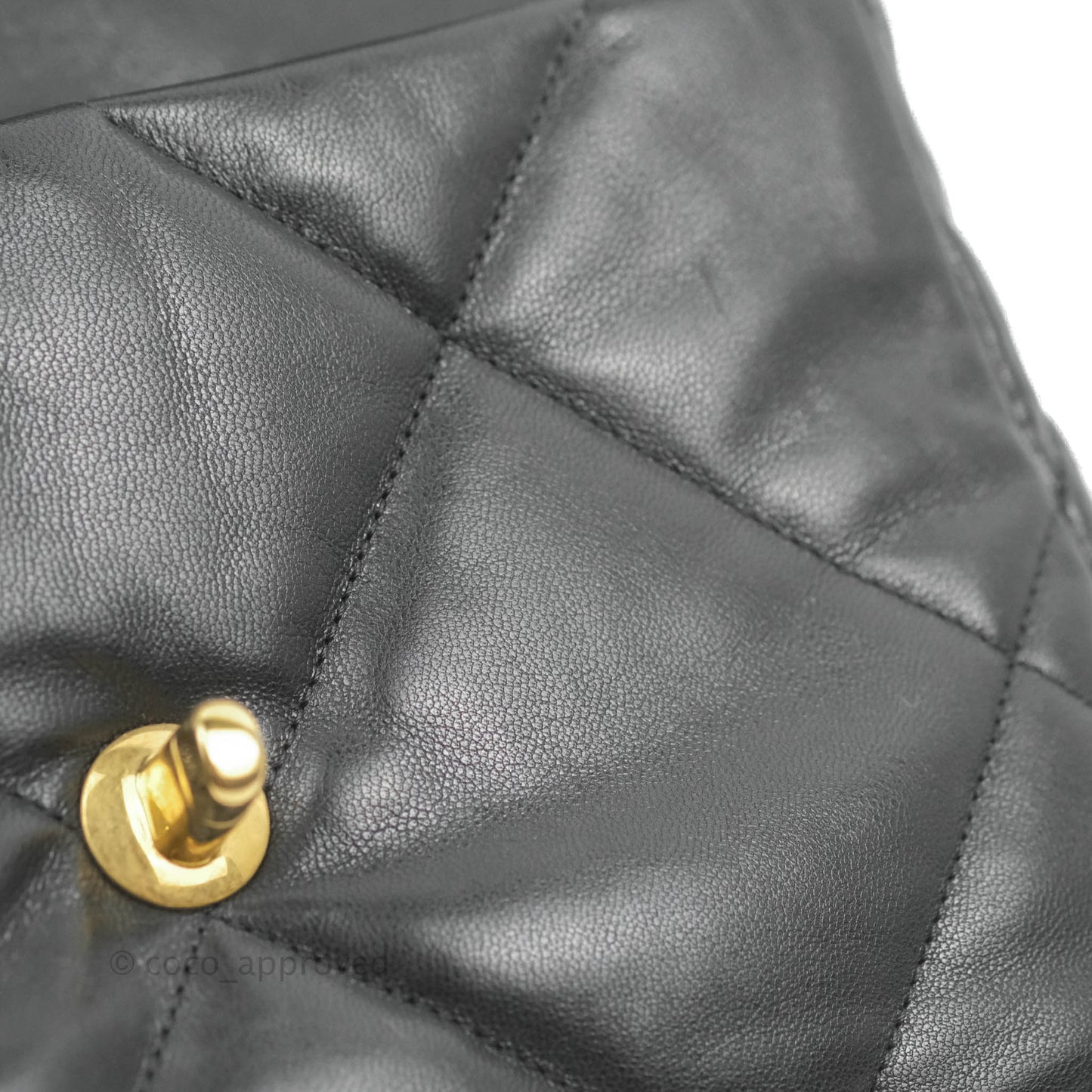 Chanel 19 Small Black Goatskin Mixed Hardware 20B