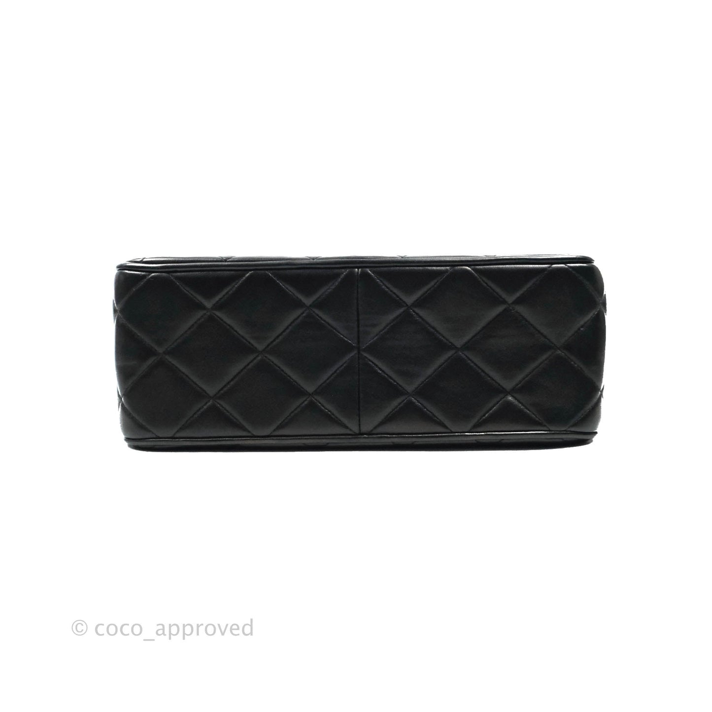 Chanel Quilted XL Vintage Black Lambskin Large 24K CC Bag