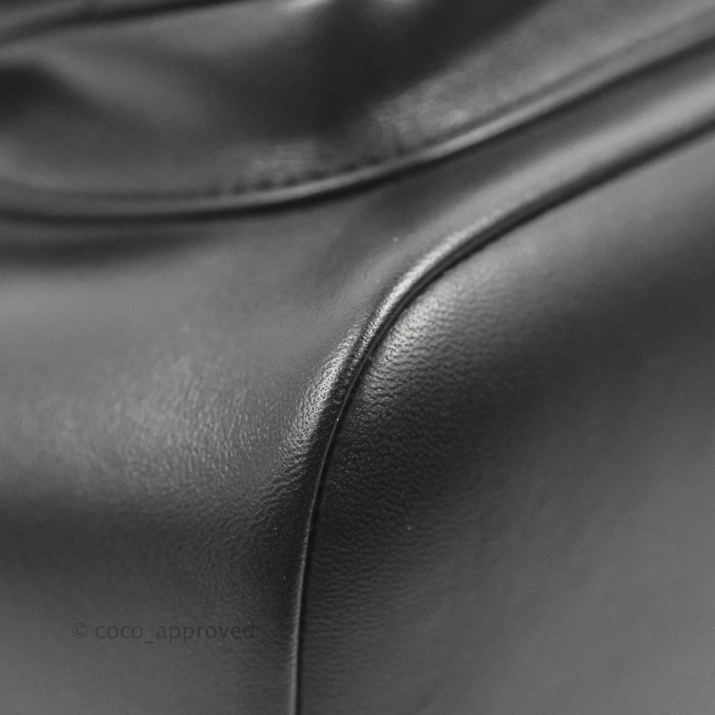 Chanel Quilted Small Duma Drawstring Backpack Black Calfskin 22C