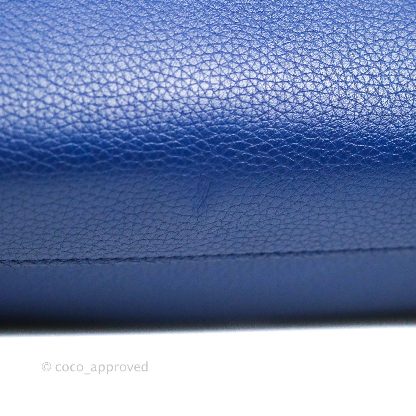Celine Mini Belt Bag Blue Grained Calfskin Gold Hardware