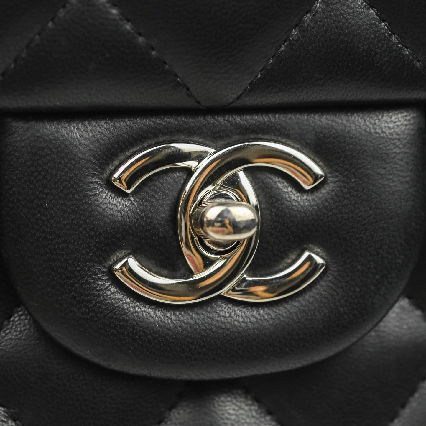 Chanel Jumbo Double Flap Black Lambskin Silver Hardware⁣⁣