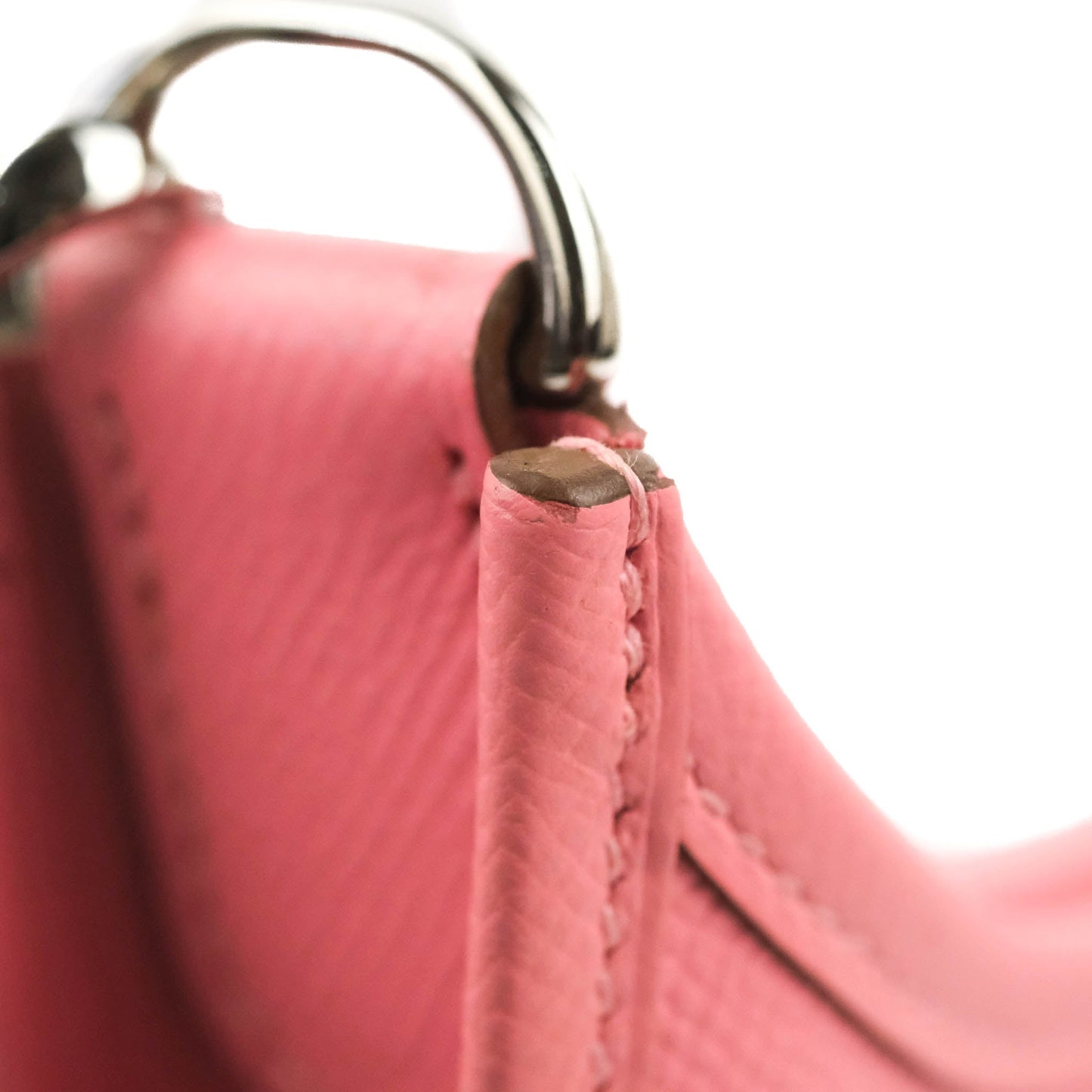 Hermes Evelyne Poche III 29 Veau Epsom 10 Rose Confetti Palladium Hardware