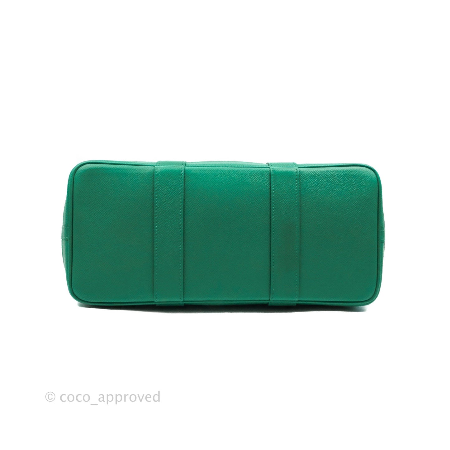 Hermès Garden Party 30 Canvas Bleu Azteque/Menthe/Jade