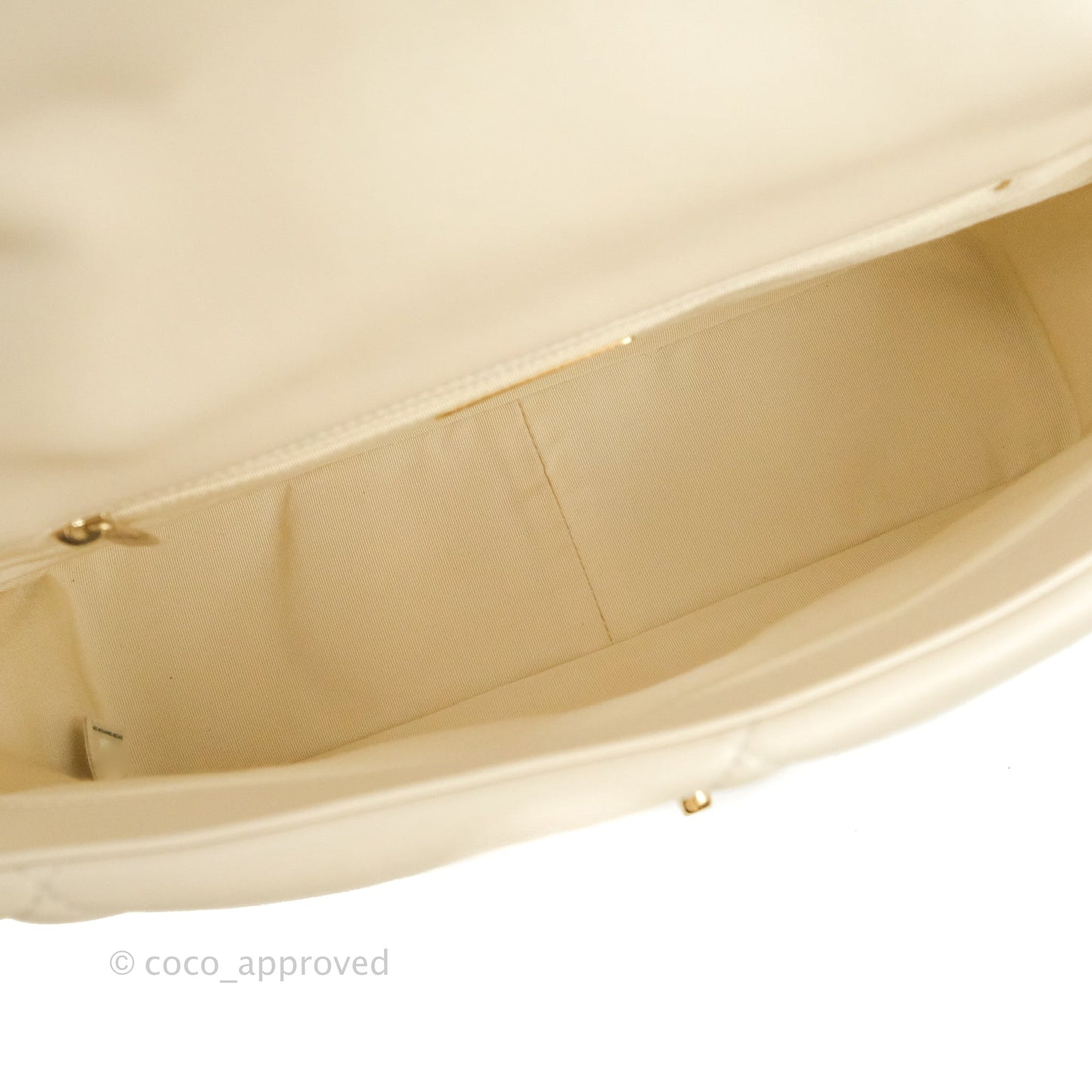 Chanel 19 Medium Ivory Mixed Hardware