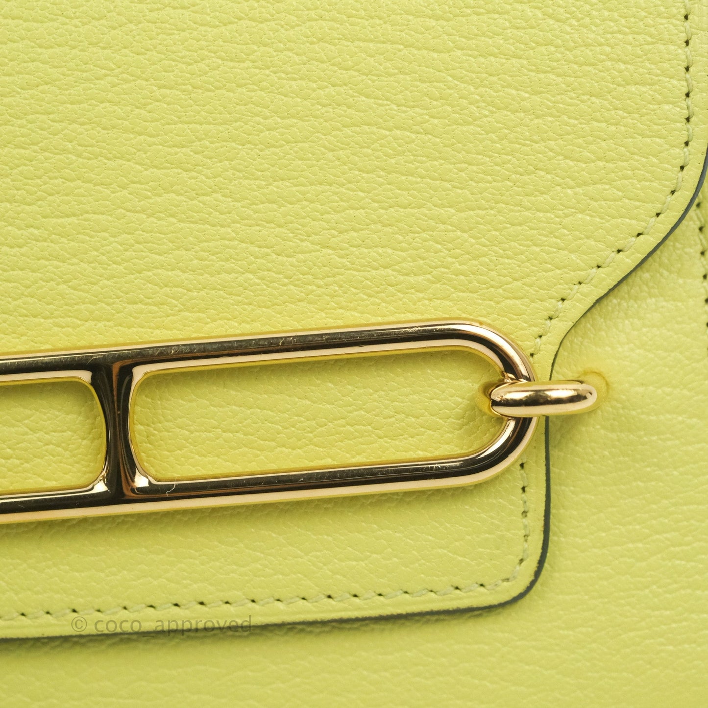 Hermès Roulis Slim Wallet Chevre Mysore Jaune Bourgeon Gold Hardware