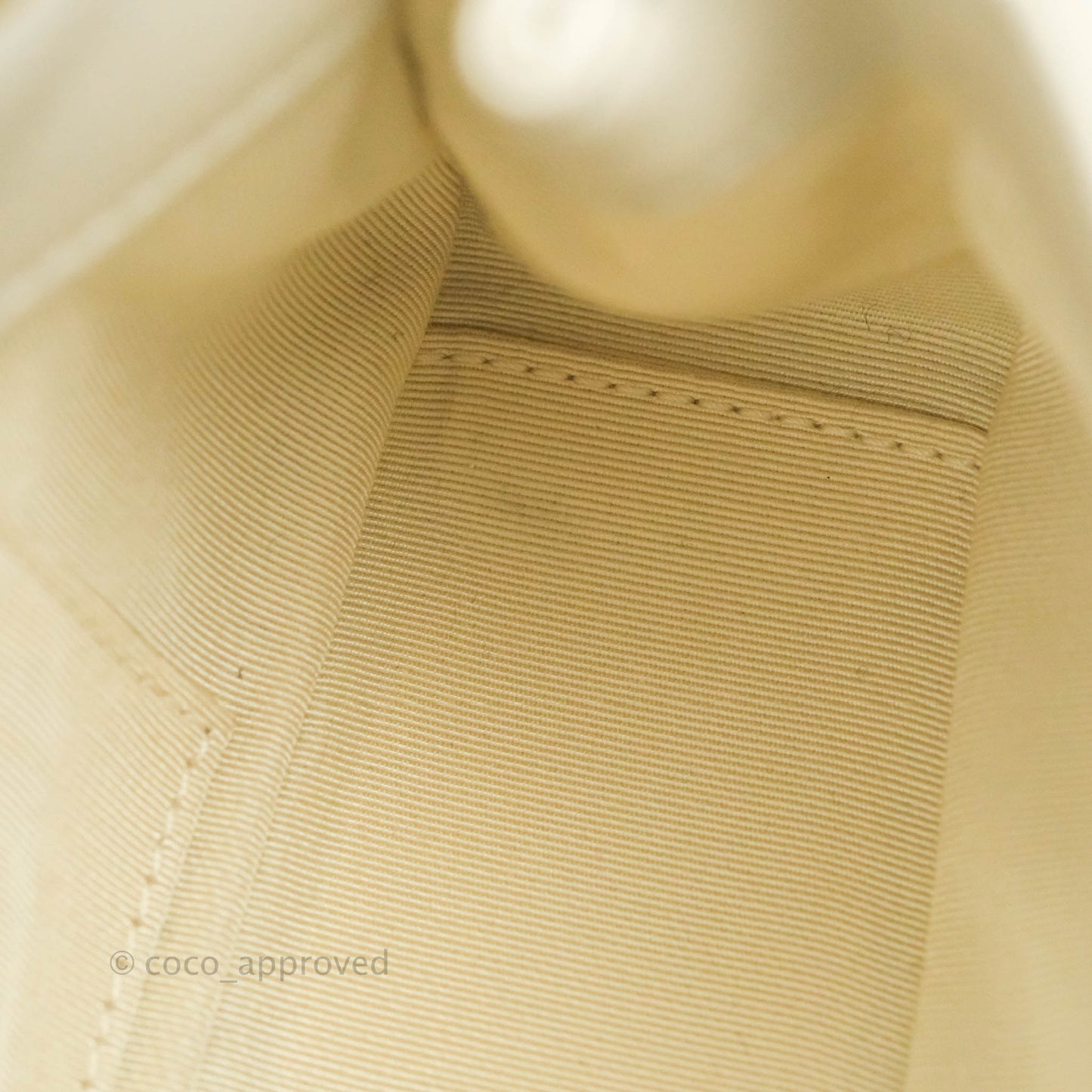 Chanel Flat Quilted Flap Bag Lambskin & Gold-Tone Ivory