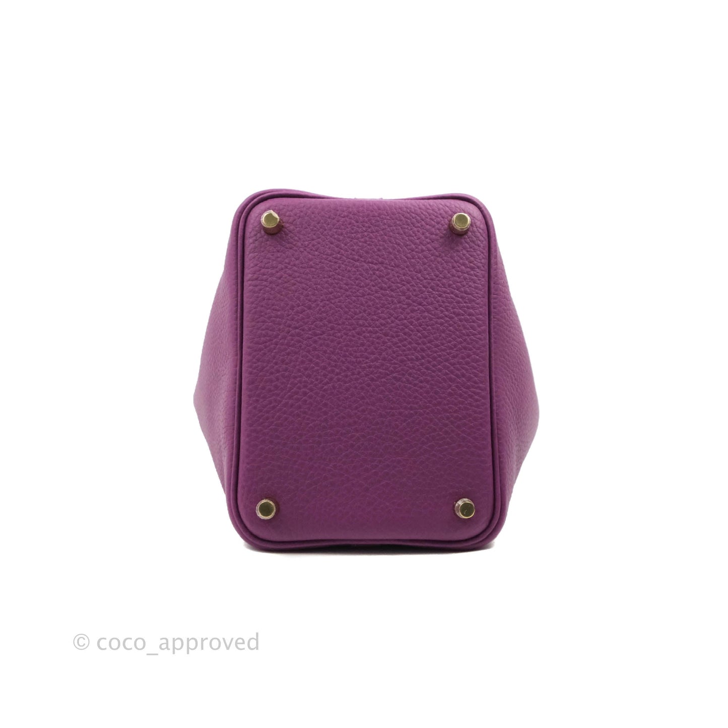 Hermès Picotin Lock 18 P9 Anemone Clemence Gold Hardware