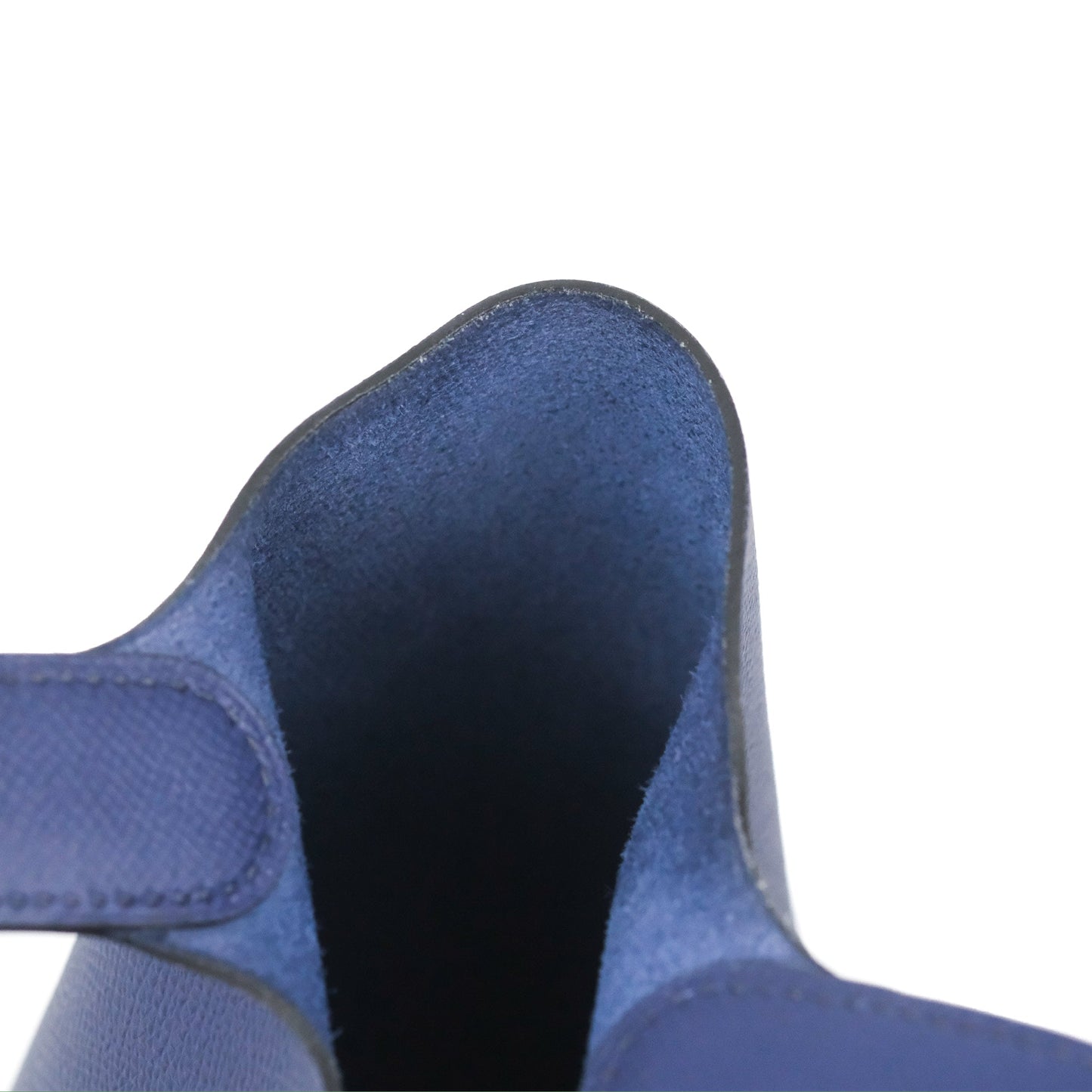 Hermès Tressage De Cuir Picotin Lock 22 Bleu Encre/Brique/Black Epsom Palladium Hardware