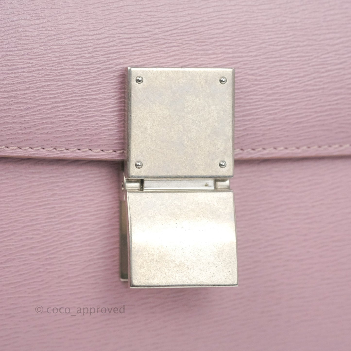 Celine Medium Classic Box Flap Lilac Pink Liege Calfskin