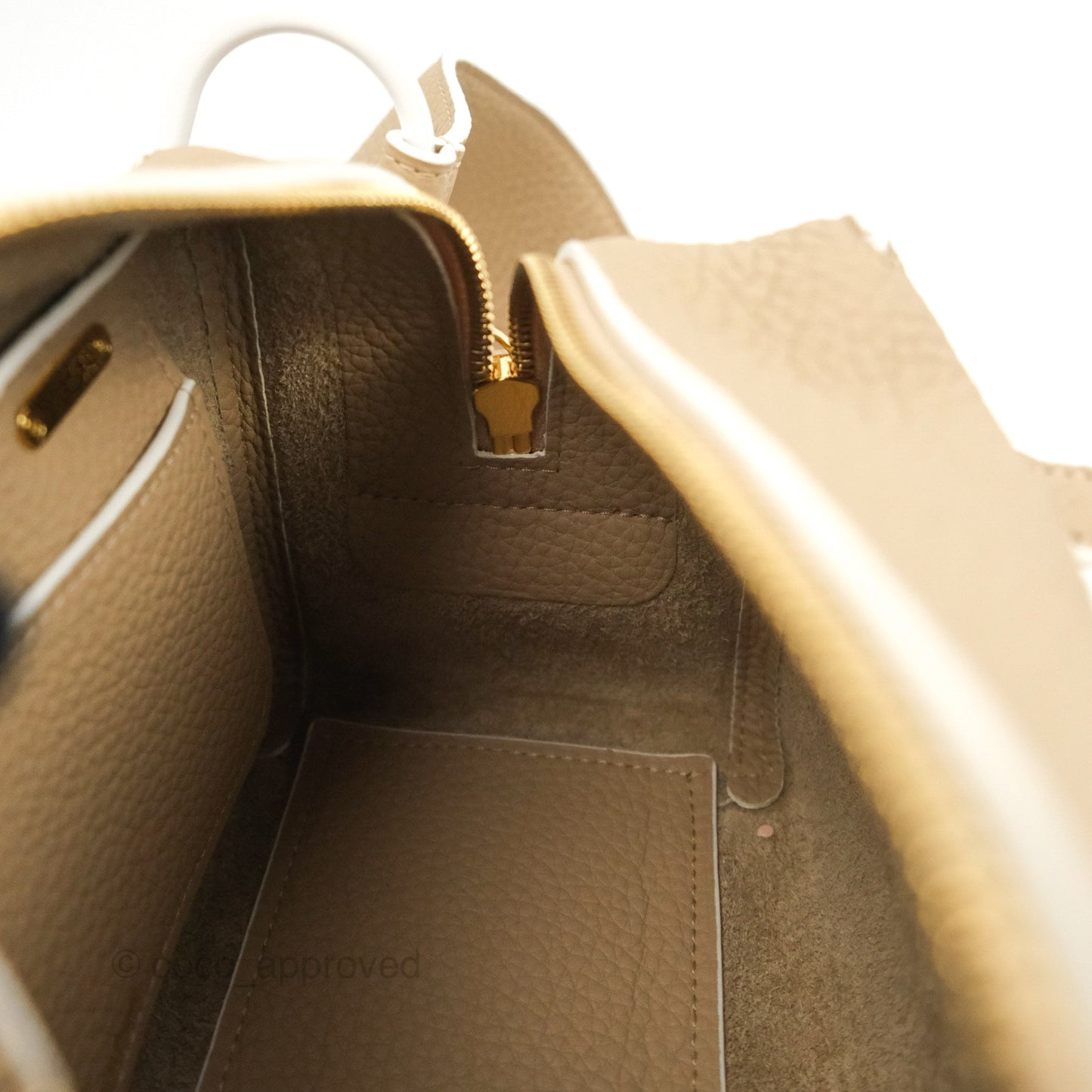 Delvaux Cool Box Mini Taurillon Soft Grained Calfskin Sand Broderies