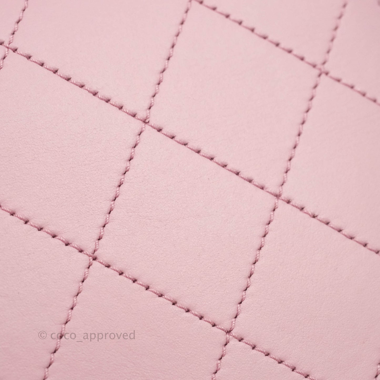 Chanel Stitched Ring My Bag Flap Crossbody Pink Calfskin
