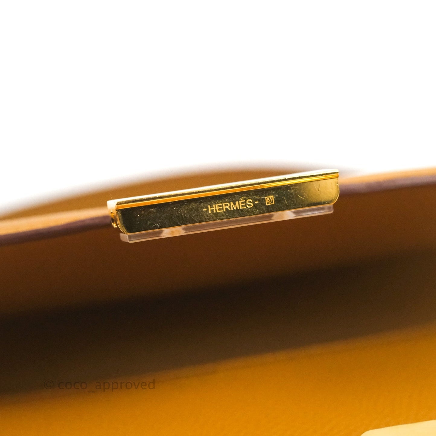 Hermès Constance Mini 18cm Sesame Epsom Gold Hardware