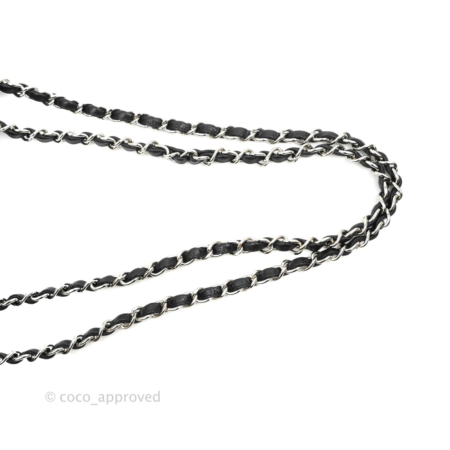 Chanel Jumbo Single Flap Black Caviar Silver Hardware