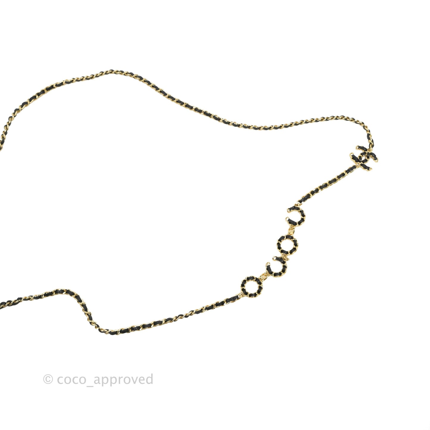 Chanel Quilted Wallet on Chain WOC CC Coco Chain Black Caviar Gold Hardware
