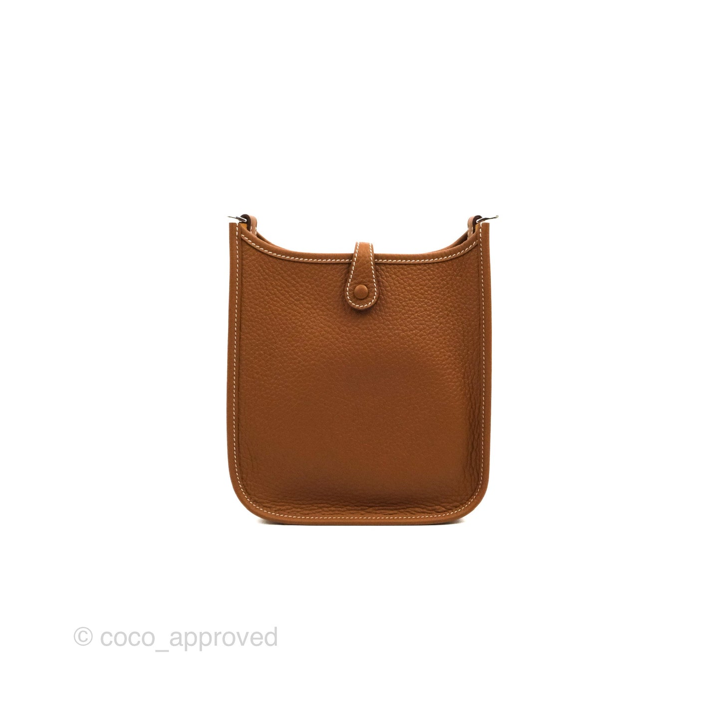 Hermès Mini Evelyne 16 Gold Clemence Palladium Hardware