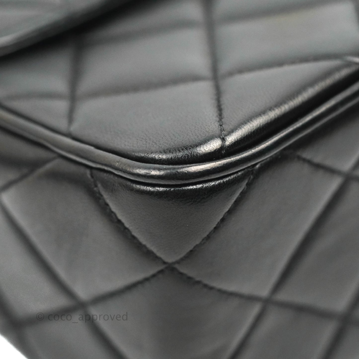 Chanel Quilted XL Vintage Black Lambskin Large 24K CC Bag