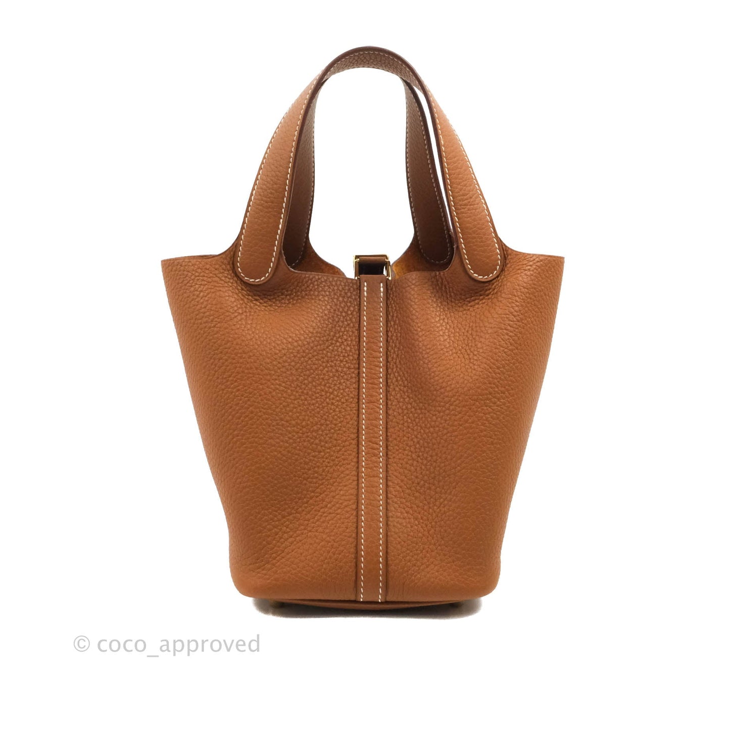 Hermès Picotin Lock 18 PM Gold Clemence Gold Hardware