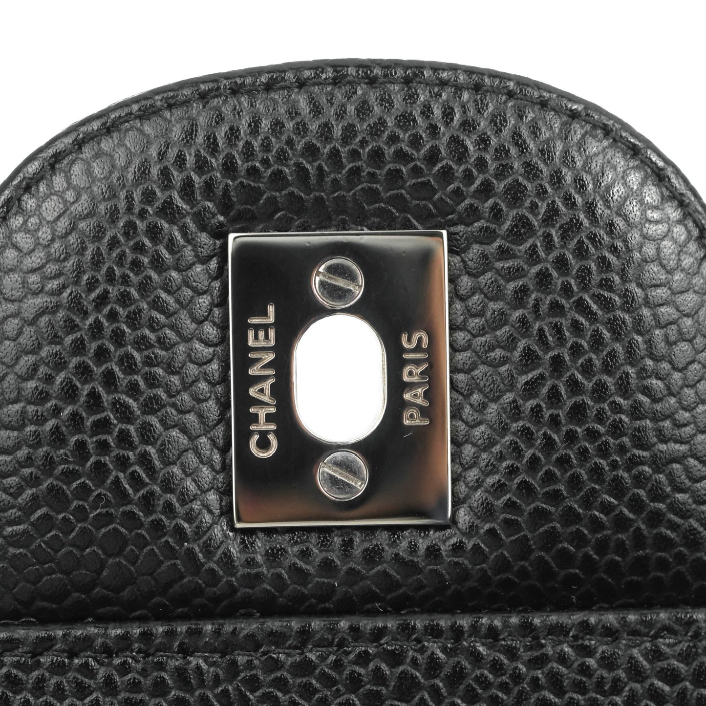 Chanel Jumbo Double Flap Black Caviar Silver Hardware⁣⁣