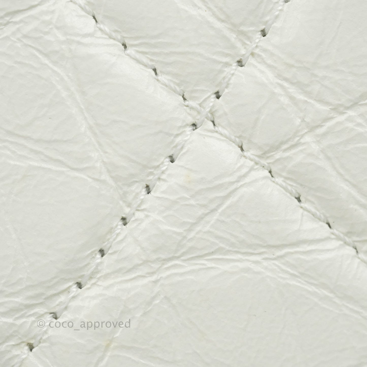 Chanel Small Gabrielle Backpack White Black Aged Calfskin