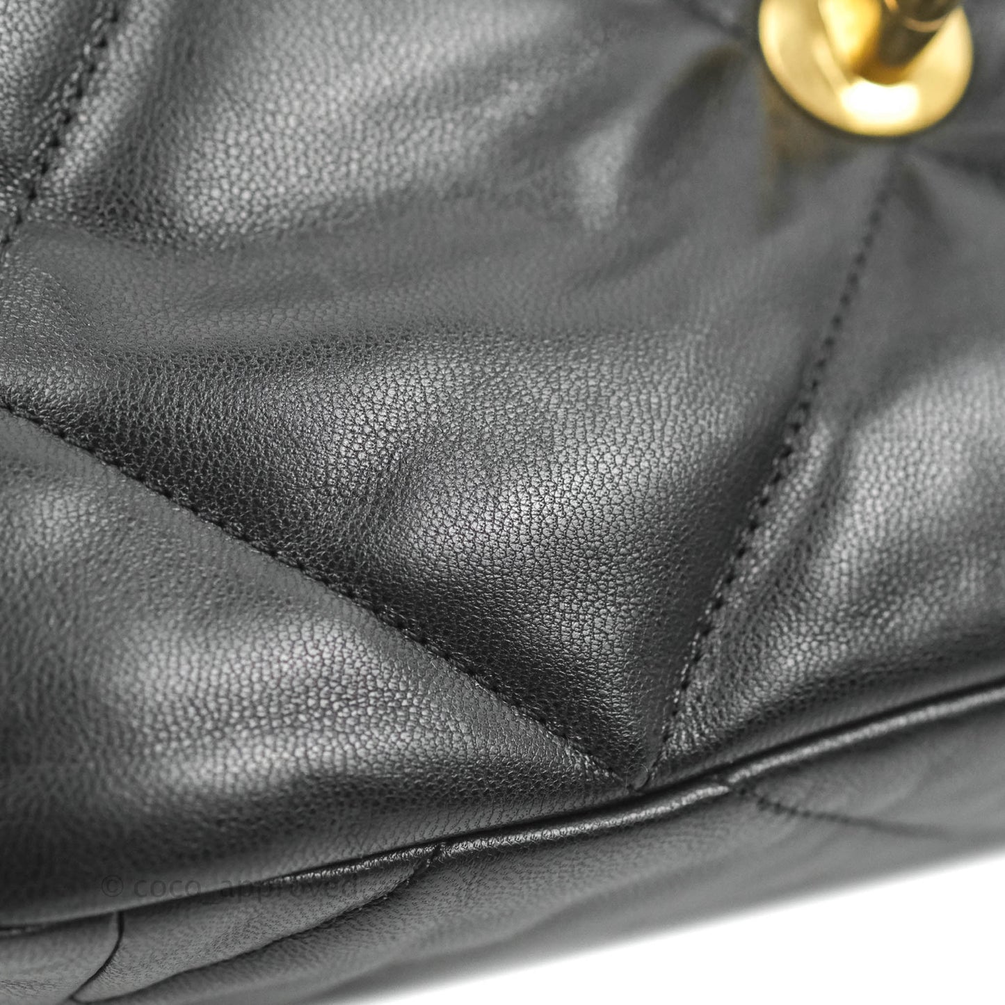 Chanel 19 Small Black Goatskin Mixed Hardware 20B