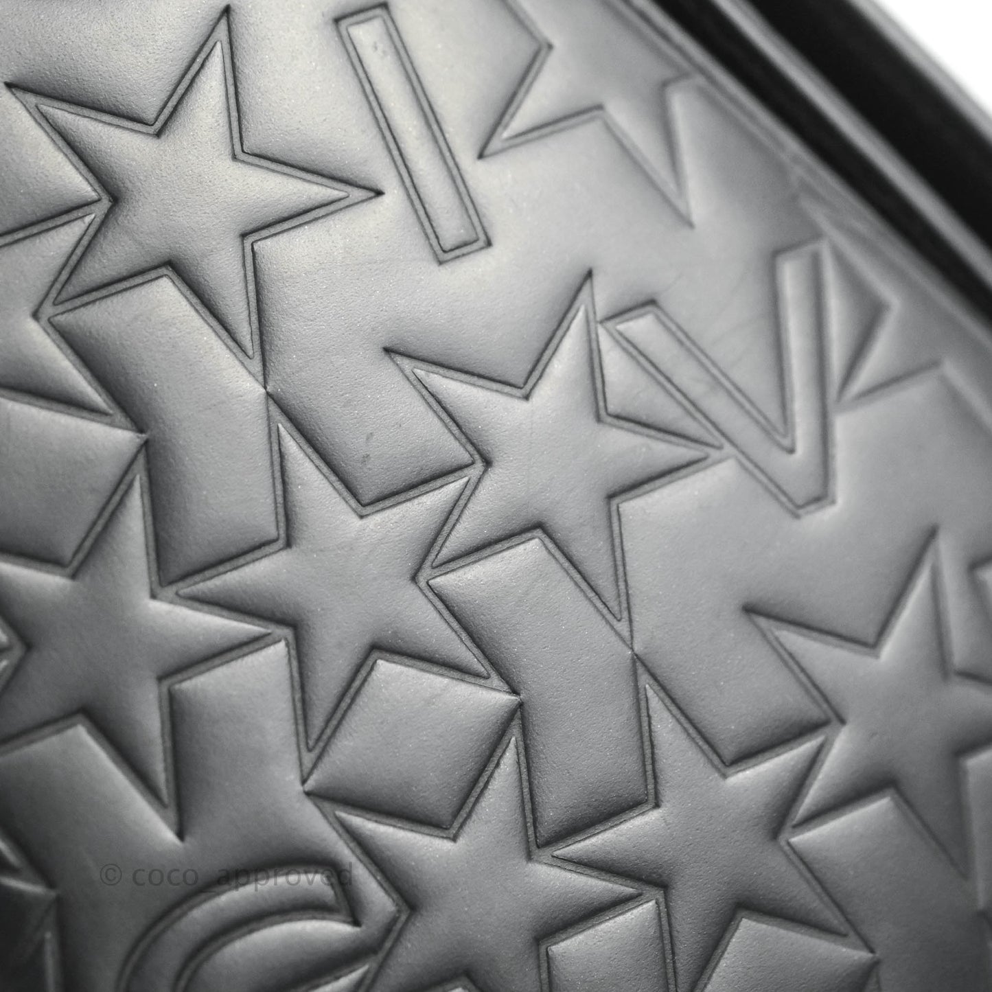 Givenchy Calfskin Star Embossed Medium Pandora Box Crossbody Bag Black