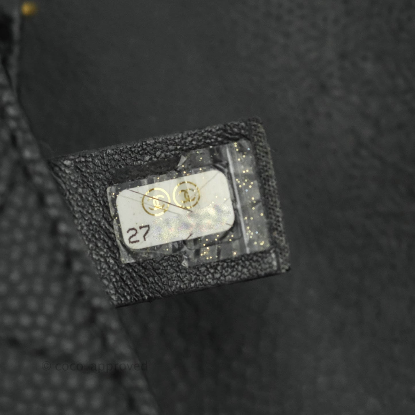 Chanel Chic Affinity Small Grained Calfskin Black Aged Gold Hardware