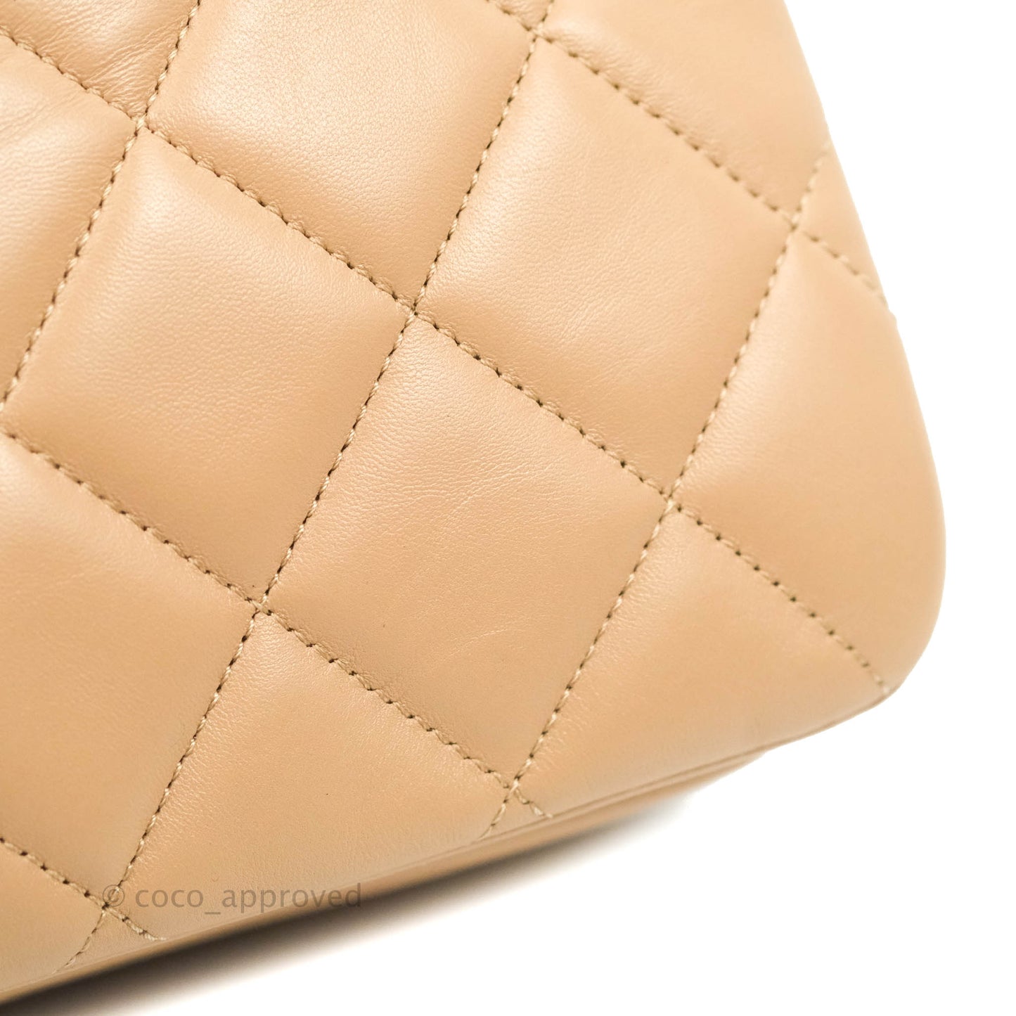Chanel Trendy CC Small Beige Lambskin Gold Hardware 22S