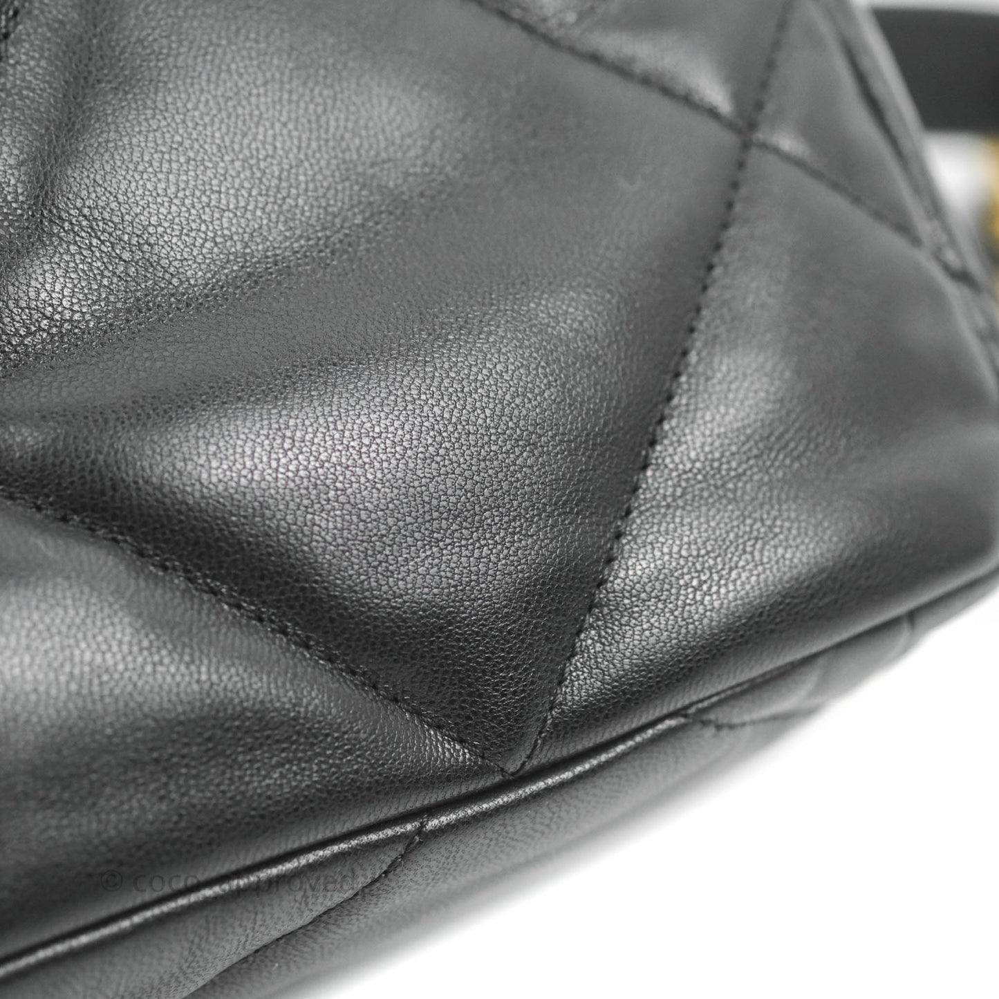 Chanel 19 Small Black Goatskin Mixed Hardware 20B