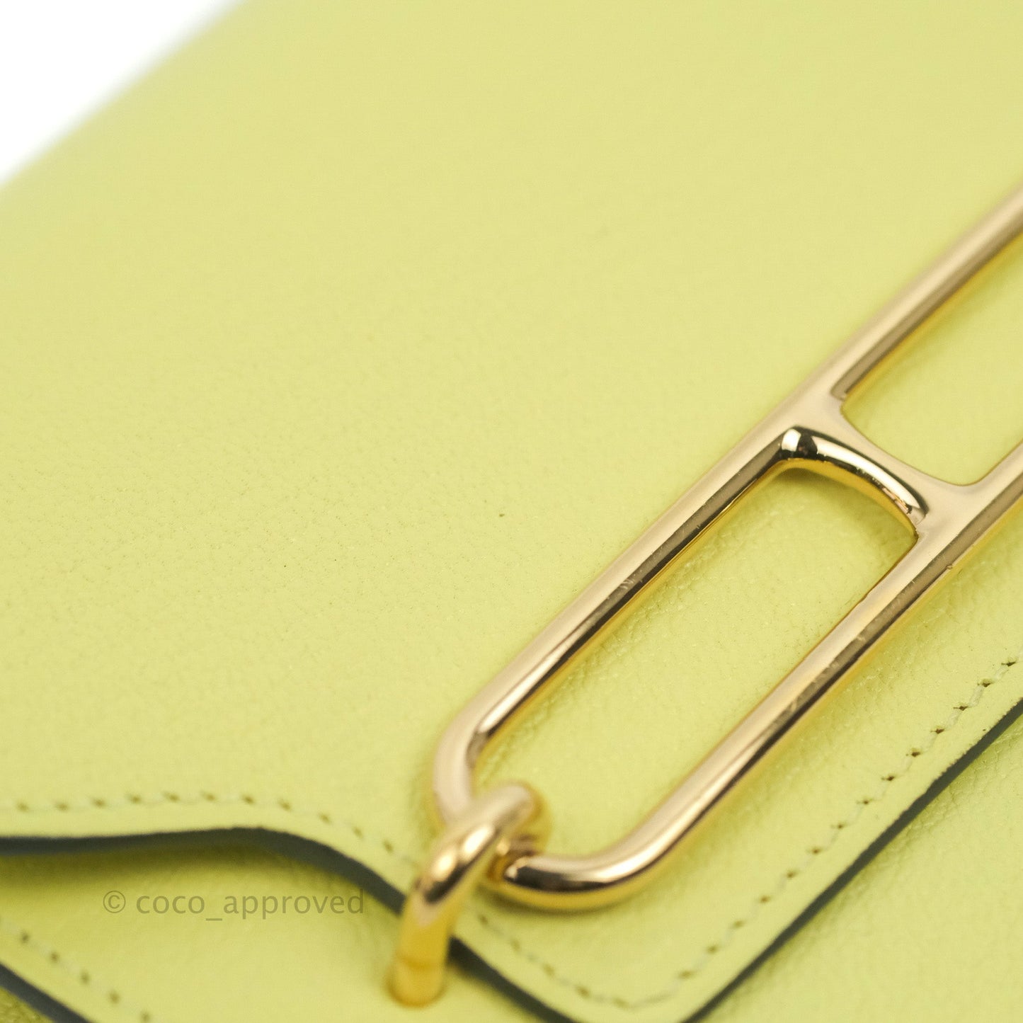 Hermès Roulis Slim Wallet Chevre Mysore Jaune Bourgeon Gold Hardware