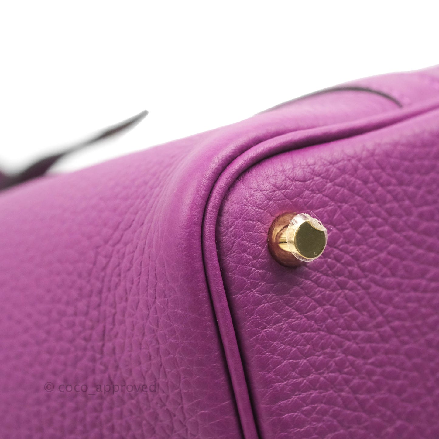 Hermès Picotin Lock 18 P9 Anemone Clemence Gold Hardware