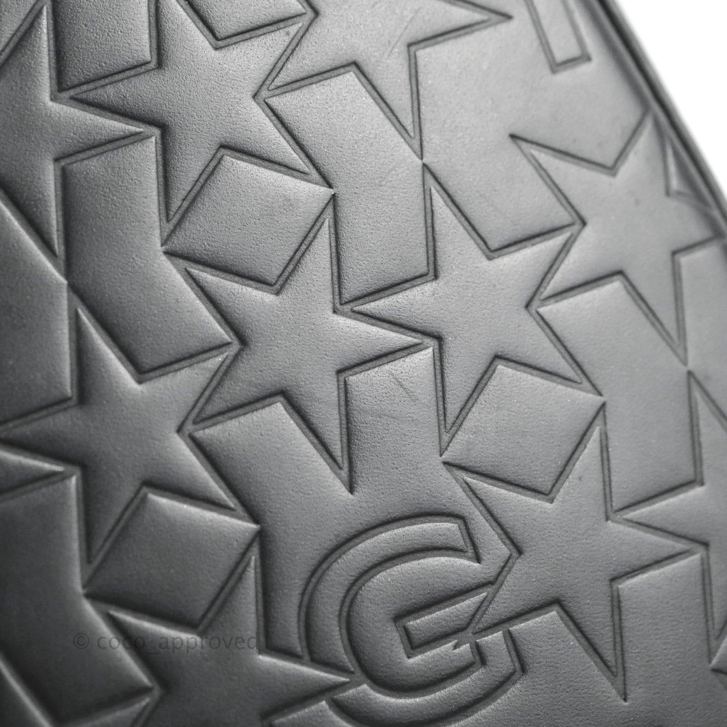 Givenchy Calfskin Star Embossed Medium Pandora Box Crossbody Bag Black