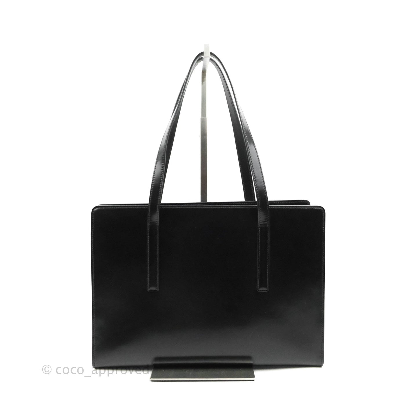 Prada Re-Edition 1995 Brushed-leather Medium Handbag Black