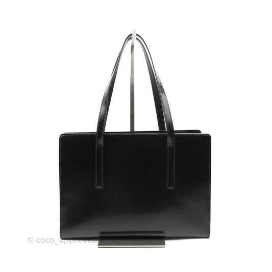Prada Re-Edition 1995 Brushed-leather Medium Handbag Black