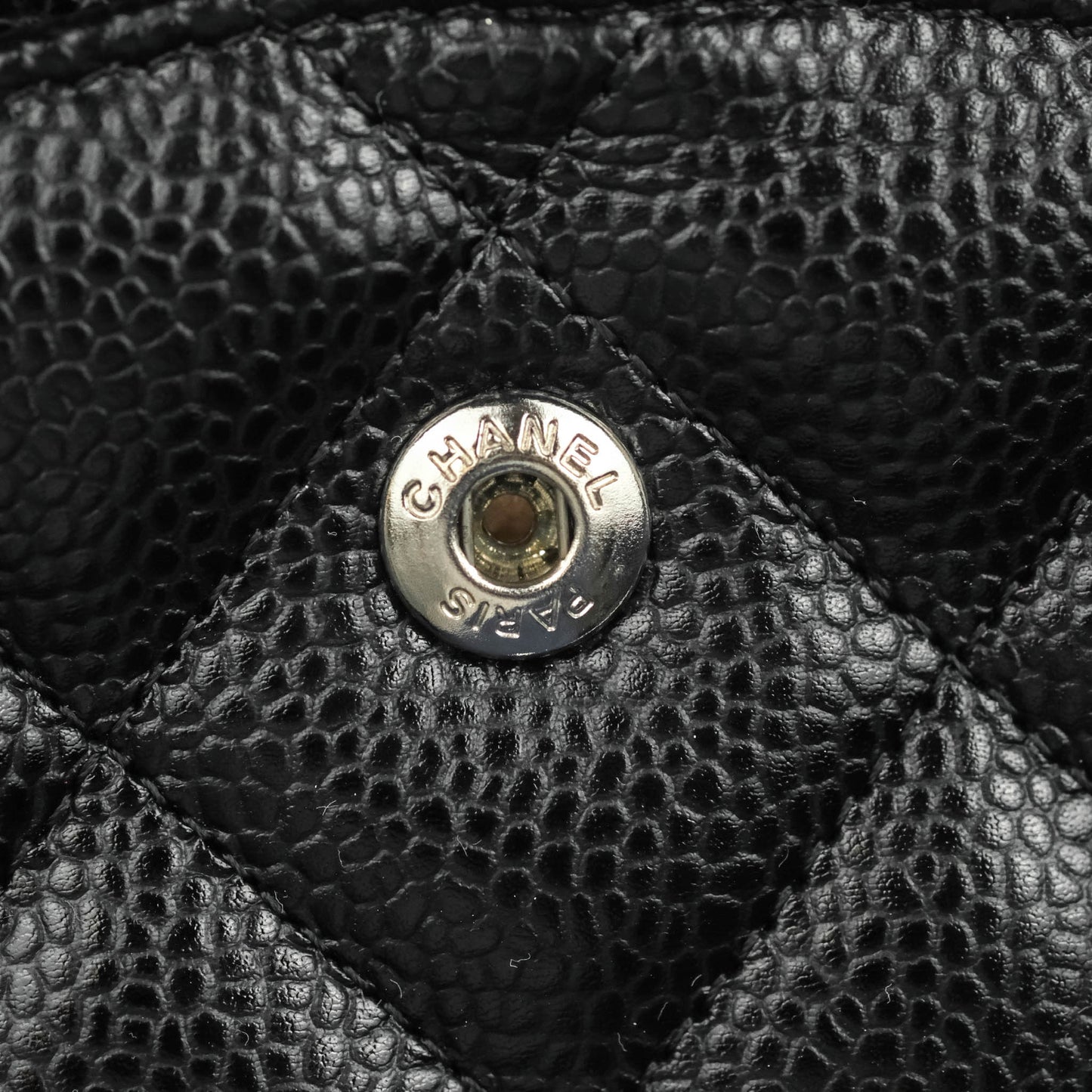 Chanel Jumbo Double Flap Black Caviar Silver Hardware⁣⁣