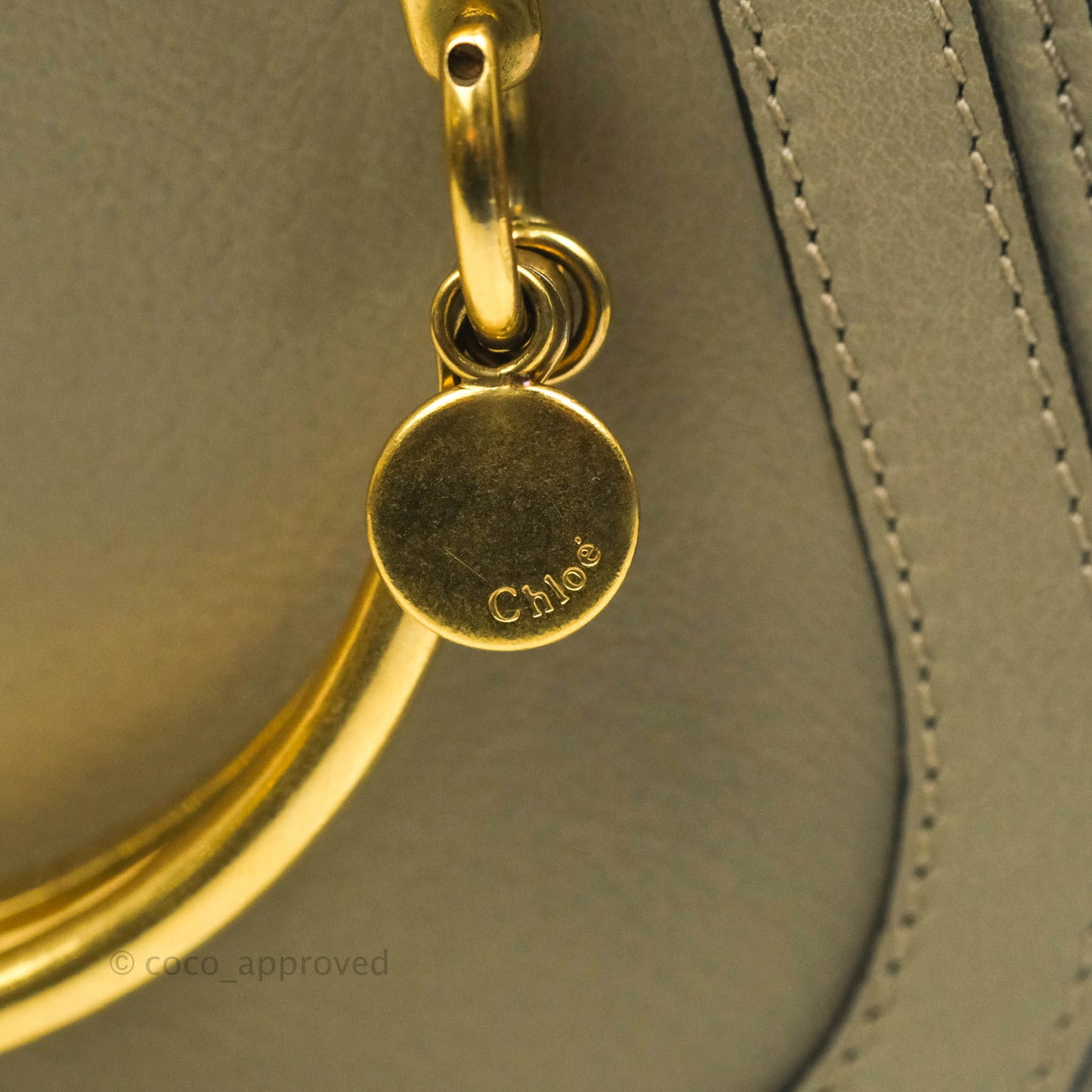 Chloé Nile Crossbody Bag Motty Grey Calfskin