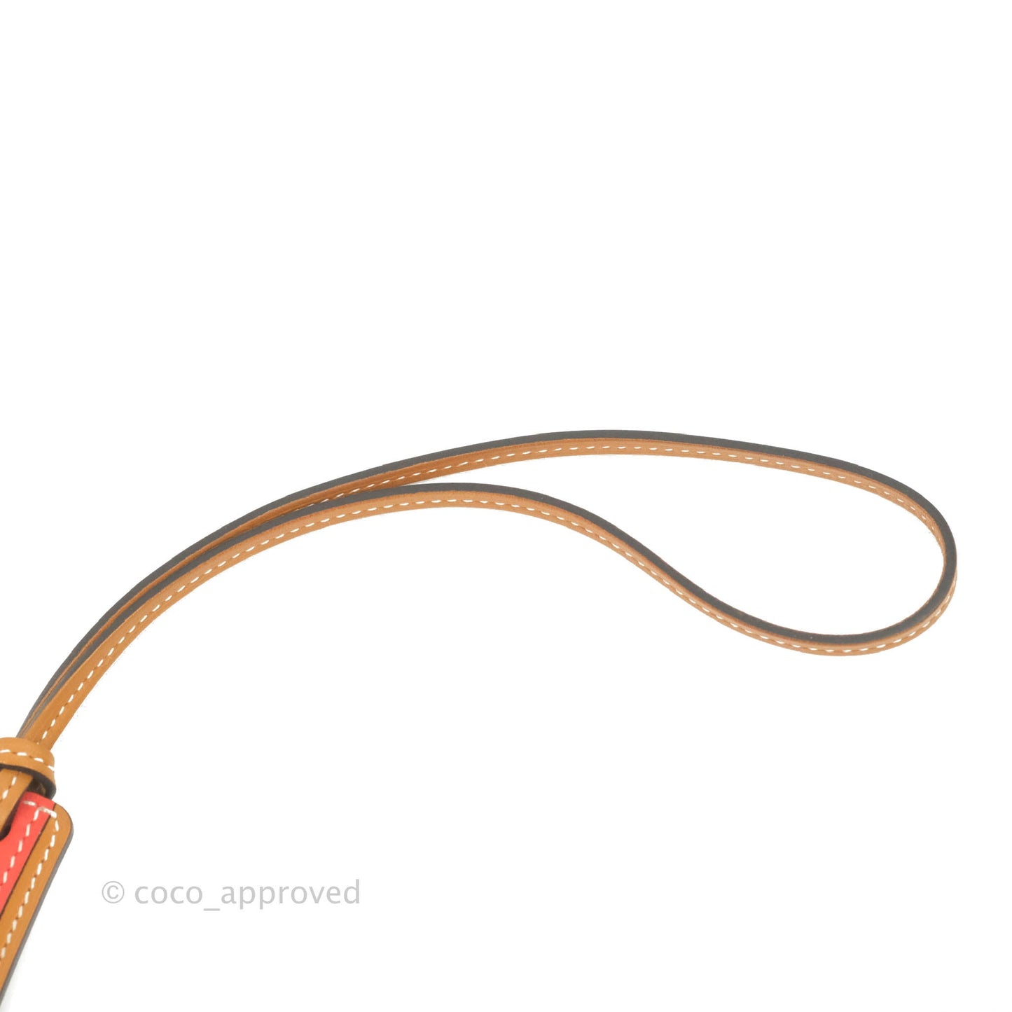Hermès Paddock Bombe Charm Naturel/ Sable/Capucine/Cuivre